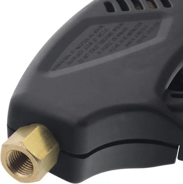 Alt view image 4 of 5 - 25 pack of 4000 PSI Pressure Washer Gun 3/8in. Inlet 1/4in. Female Outlet 7 GPM Replacement Gun with Trigger Lock and Easy Grip for Hi Temp Applications