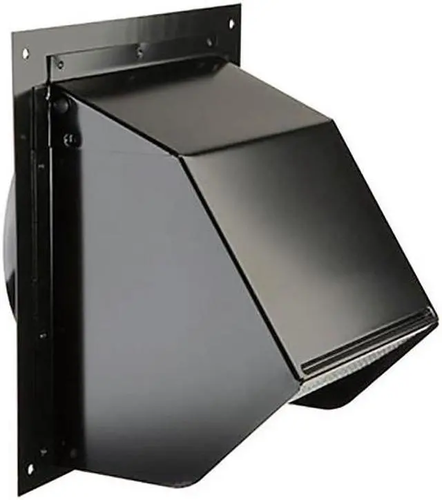 Alt view image 6 of 7 - Broan 843BL Wall Cap Black for 6" round duct