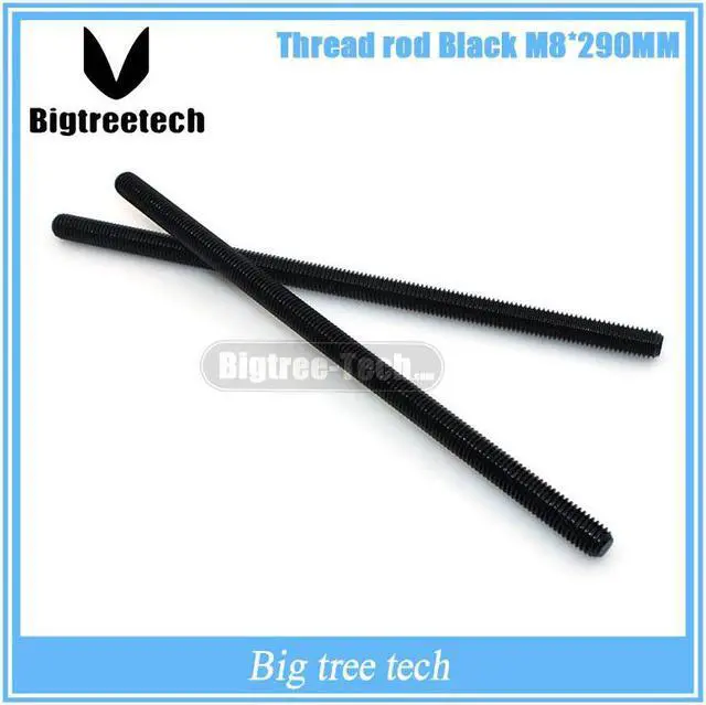 Main image of 1PCS Black threaded rod M8 * 290MM for 3d printer parts