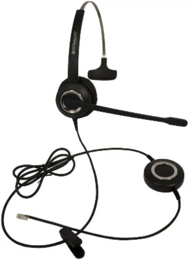 Alt view image 8 of 17 - Zum RJ9M Universal Desktop Headset - Monaural
