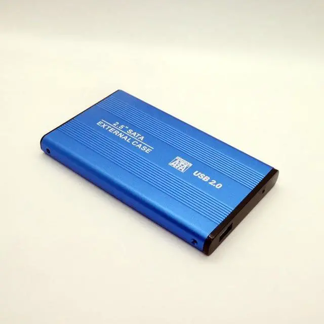 Alt view image 5 of 6 - 2.5 Inch HDD Externo Enclosure Case Metal External Storage Box For Sata To USB 2.0 Hard Drive Disk With USB Cable