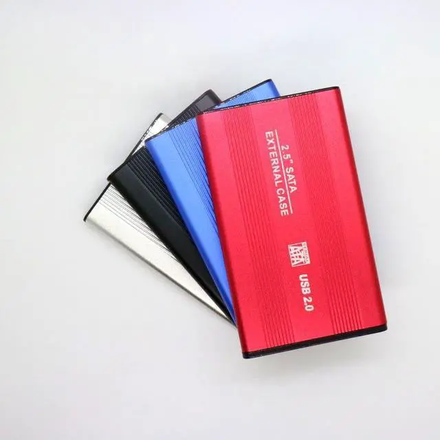 Alt view image 6 of 6 - 2.5 Inch HDD Externo Enclosure Case Metal External Storage Box For Sata To USB 2.0 Hard Drive Disk With USB Cable