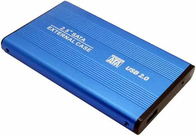 Alt view image 2 of 6 - 2.5 Inch HDD Externo Enclosure Case Metal External Storage Box For Sata To USB 2.0 Hard Drive Disk With USB Cable