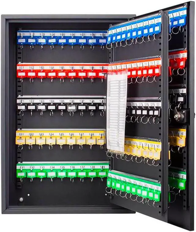 Alt view image 2 of 7 - 200 Position Key Cabinet with Combo Lock By Barska