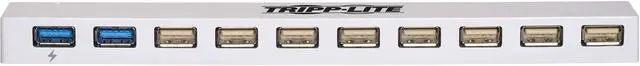 Alt view image 3 of 16 - Tripp Lite U360-010C-2X3 10-Port USB 3.0 / USB 2.0 Combo Hub