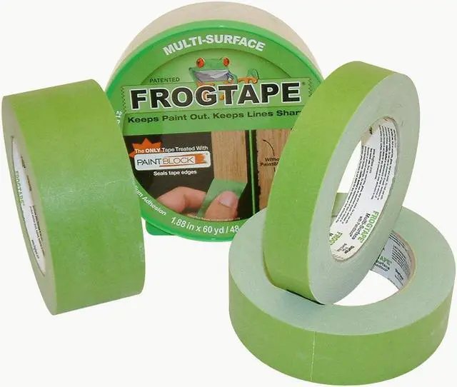 Alt view image 2 of 7 - FrogTape Multi-Surface Painters Tape: 0.94 in. x 60 yds. (Green) [6 rolls/pack] - OEM