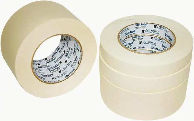 Alt view image 2 of 2 - Shurtape Colonial Premium Grade Masking Tape (COL-00): 1-1/2 in. x 60 yds. (Natural)