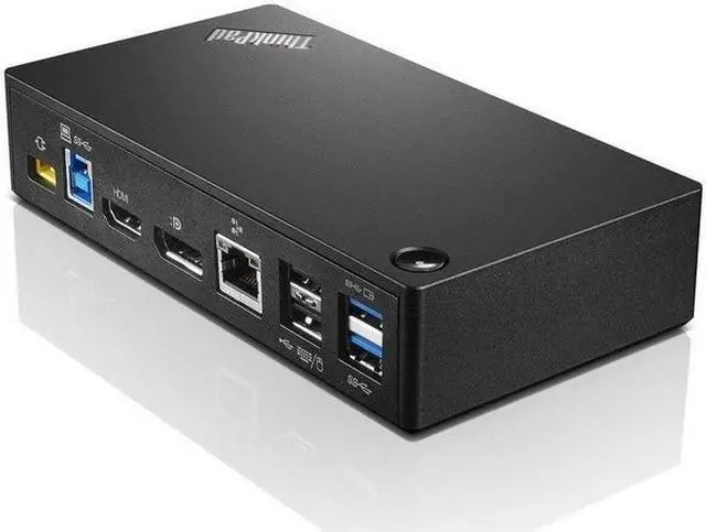 Alt view image 2 of 2 - Lenovo ThinkPad USB 3.0 Ultra Docking Station, Black