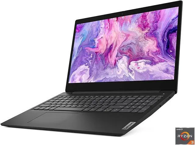 Alt view image 3 of 7 - Lenovo IdeaPad 3 15.6" 4GB 128GB AMD Ryzen™ 3 3250U X2 2.6GHz Win10, Black