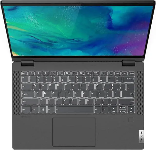 Alt view image 12 of 12 - Lenovo IdeaPad Flex 5 14" FHD Convertible, AMD Ryzen 3 4300U, 4GB RAM, 128GB SSD, Graphite Grey, Windows 10S, 81X2000HUS Laptop Notebook