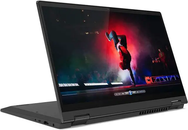 Alt view image 11 of 12 - Lenovo IdeaPad Flex 5 14" FHD Convertible, AMD Ryzen 3 4300U, 4GB RAM, 128GB SSD, Graphite Grey, Windows 10S, 81X2000HUS Laptop Notebook