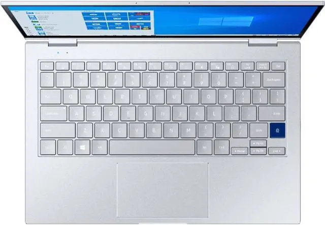 Alt view image 9 of 10 - Samsung - Galaxy Book Flex Alpha 2-in-1 13.3" QLED Touch-Screen Laptop - Intel Core i5 - 8GB Memory - 256GB SSD - Royal Silver NP730QCJ-K01US Tablet Notebook PC Computer