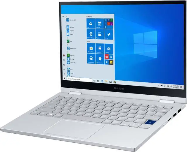 Alt view image 10 of 10 - Samsung - Galaxy Book Flex Alpha 2-in-1 13.3" QLED Touch-Screen Laptop - Intel Core i5 - 8GB Memory - 256GB SSD - Royal Silver NP730QCJ-K01US Tablet Notebook PC Computer