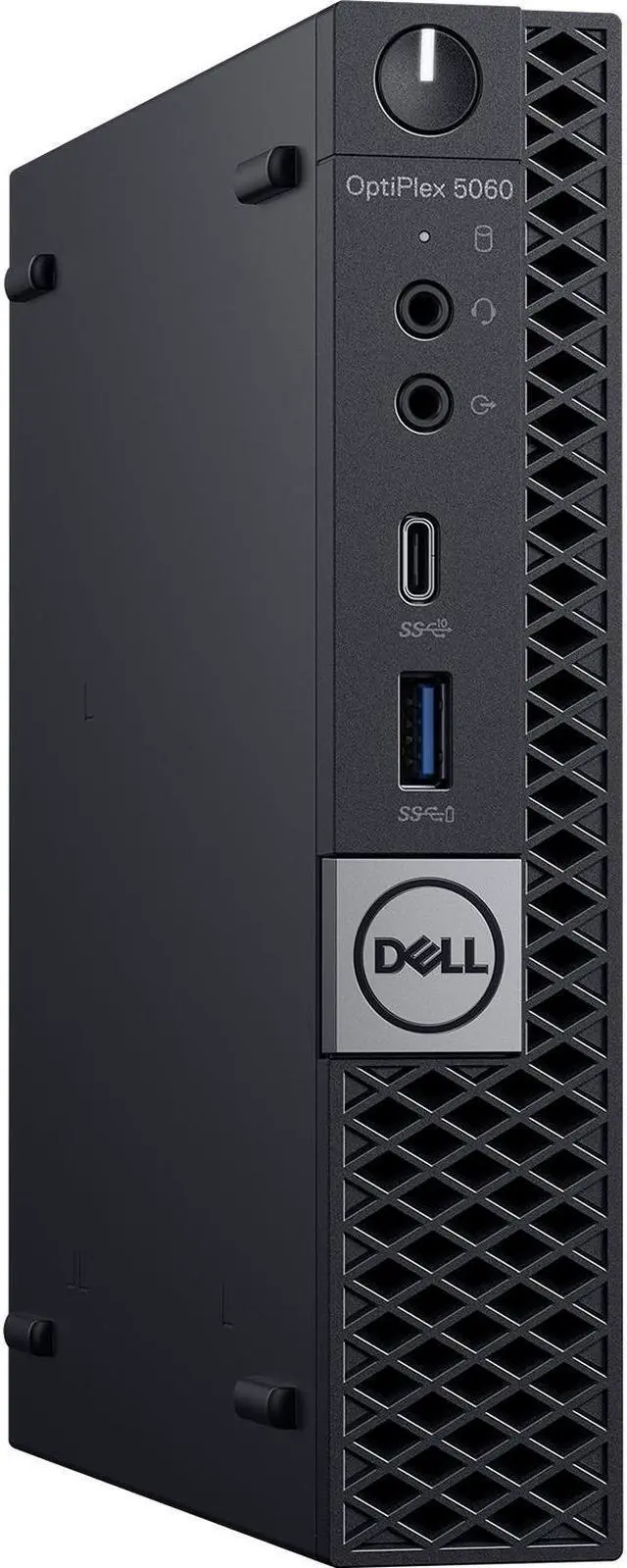 Alt view image 2 of 3 - Dell Optiplex 5060 MicroTower 16GB 256GB SSD Intel Core i5-8500T X6 3.5GHz, Black