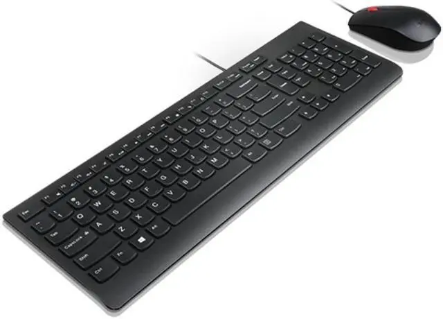 Alt view image 3 of 6 - Lenovo Essential Wired Combo Keyboard & Mouse Combo, Black