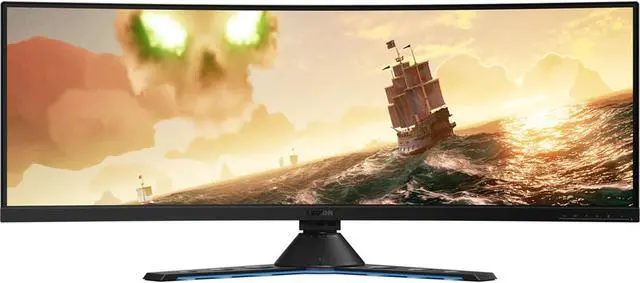 Alt view image 20 of 20 - Lenovo Legion Y44w-10 43.4 Inch  WLED Ultra-wide Curved Panel HDR Gaming Monitor With Speaker