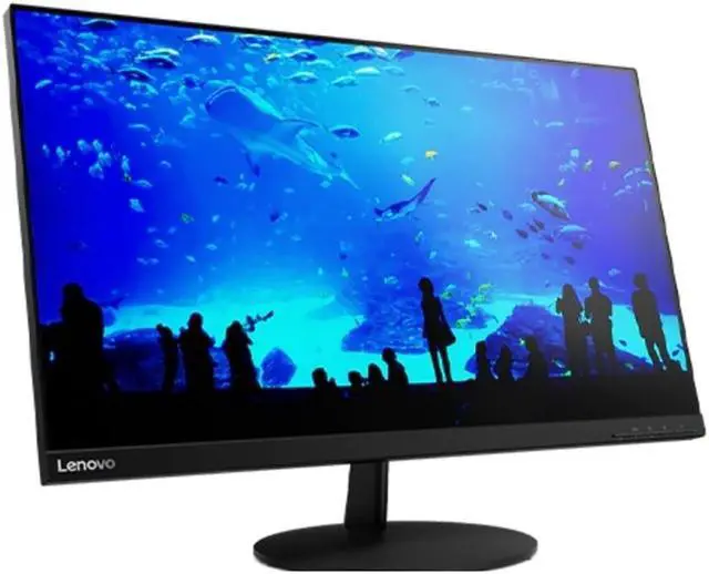 Alt view image 12 of 16 - Lenovo L28u-30 28" 3840 x 2160 4K IPS FreeSync HDMI DisplayPort Tilt Monitor