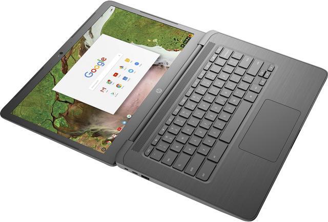 Alt view image 2 of 3 - HP Chromebook 14 G5 14" 4GB 16GB eMMC Celeron® N3350 1.1GHz ChromeOS, Gray