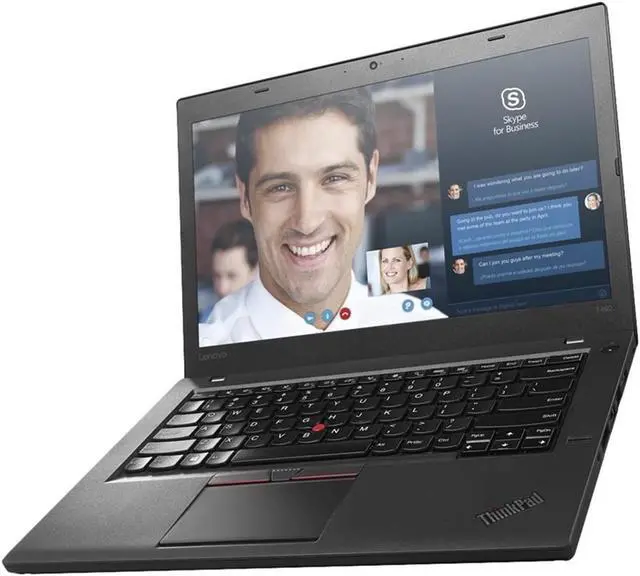 Alt view image 2 of 4 - Lenovo ThinkPad T460 14" 8GB 256GB SSD Core™ i5-6300U 2.4GHz Win10P, Black