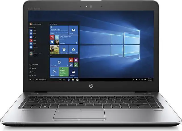 Main image of HP EliteBook 840 G4 14" 8GB 256GB SSD Core i5-7200U 2.5GHz Win10P, Aluminum