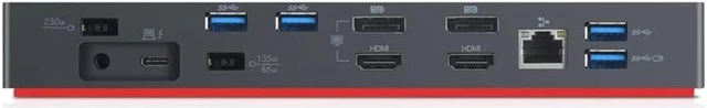 Alt view image 3 of 4 - Lenovo ThinkPad Thunderbolt 3 Dock Gen 2 135W Power Delivery Docking Station, Black