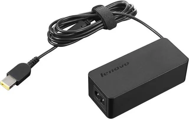 Alt view image 2 of 4 - Lenovo ThinkPad 45W AC Adapter Slim Tip, Black