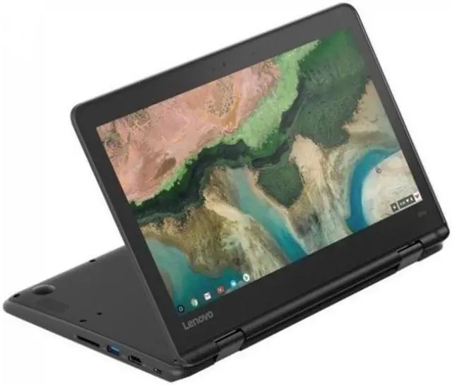 Alt view image 13 of 17 - Lenovo 300e Chromebook 2nd Gen 81MB0065US 11.6" Touchscreen Convertible 2 in 1 Chromebook - HD - 1366 x 768 - Intel Celeron N4120 Quad-core (4 Core) 1.10 GHz - 8 GB Total RAM - 64 GB Flash Memory