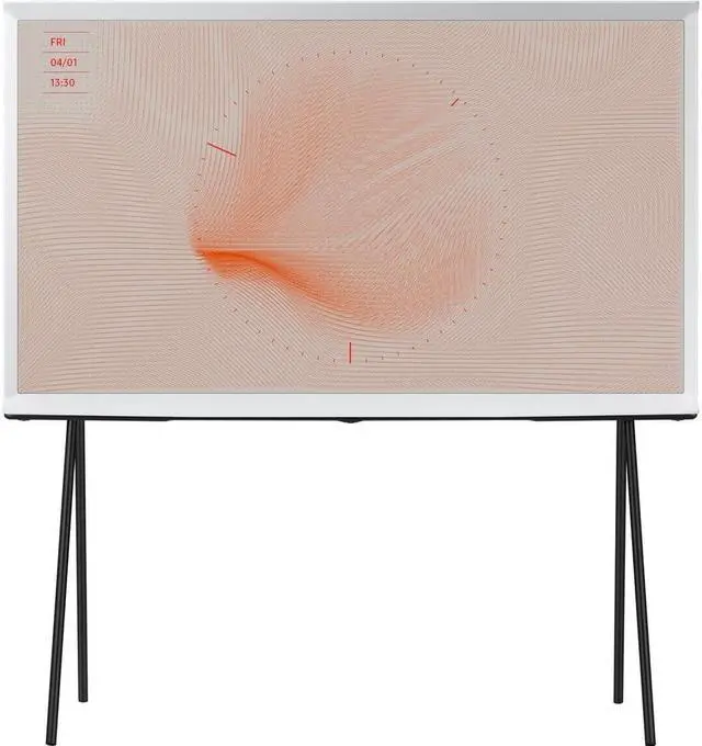 Alt view image 3 of 4 - Samsung The Serif LS01T 4k 55" Smart QLED HDR TV, White