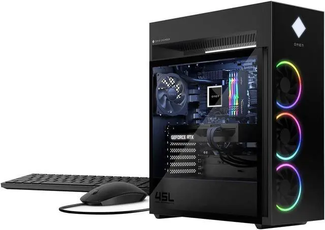 Main image of HP OMEN 45L Desktop 32GB 1TB SSD Core i7-12700KF 3.6GHz WIN11H, Shadow Black