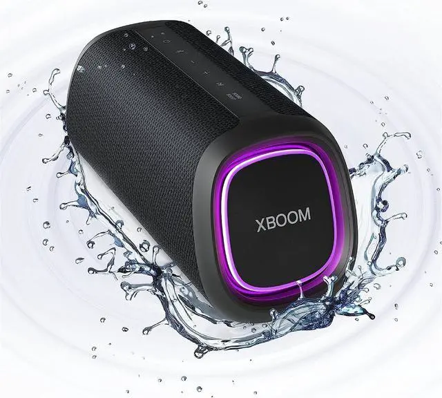 Alt view image 2 of 3 - LG Electronics XG5QBK 24HR 5W Portable Stereo Bluetooth Speaker, Black