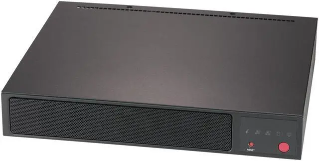Main image of Supermicro SuperServer SYS-E300-9A w/ Intel Atom C3858, 2x SFP+, 2x 10GBase-T, 4x GbE LAN