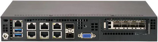 Alt view image 3 of 6 - Supermicro SuperServer SYS-E300-9A w/ Intel Atom C3858, 2x SFP+, 2x 10GBase-T, 4x GbE LAN