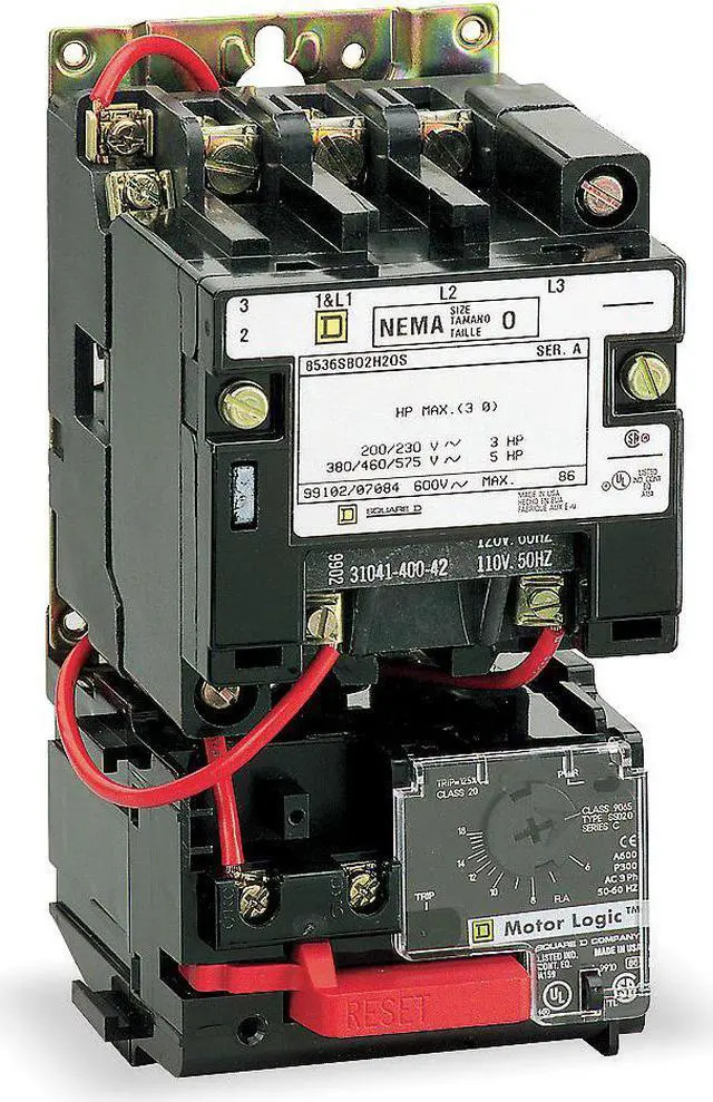 Alt view image 3 of 5 - SQUARE D 8536SCO3V02H30S Nonreversing NEMA Magnetic Motor Starter, No Enclosure