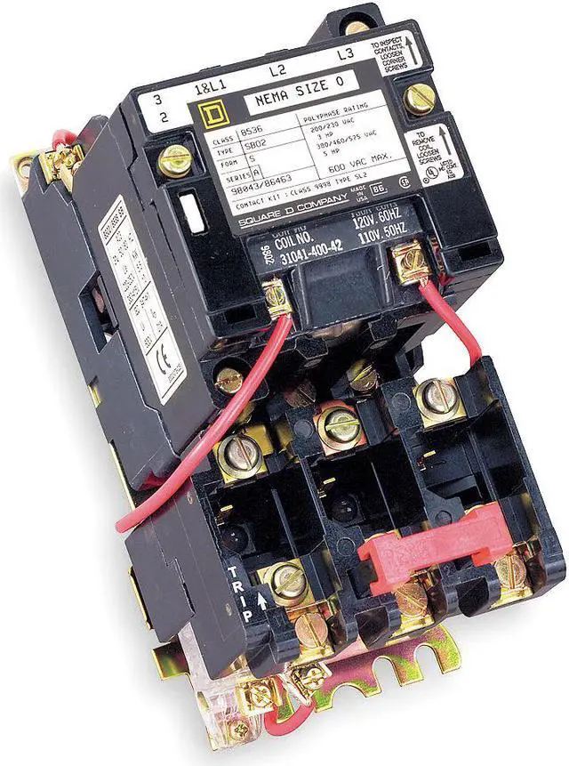 Alt view image 4 of 5 - SQUARE D 8536SBO2V02S Nonreversing Magnetic Motor Starter, No Enclosure NEMA