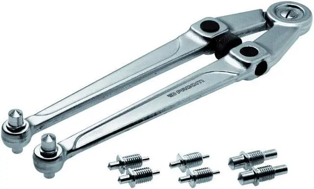 Alt view image 5 of 7 - FACOM FA-117.B Adjustable Pin Spanner Wrench, 9-3/4 in. L