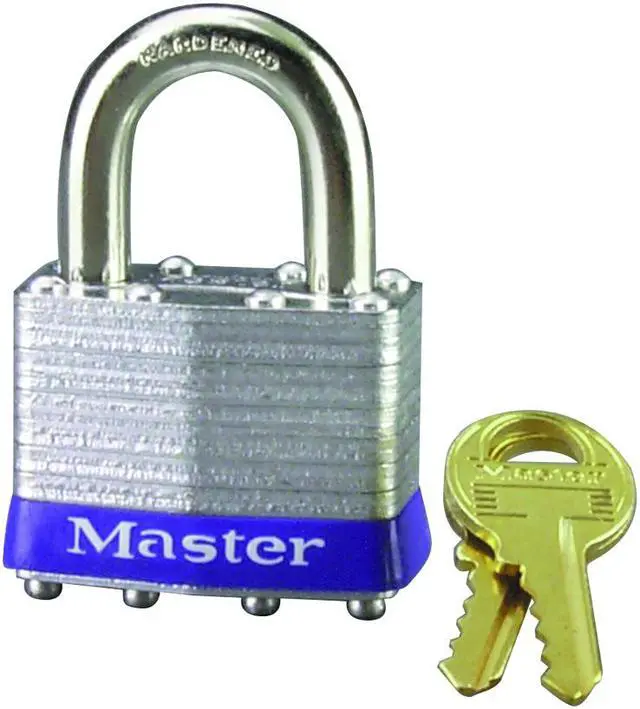 Alt view image 4 of 4 - Master Lock 1-3/4 In. Commercial Keyed Different Padlock 1D