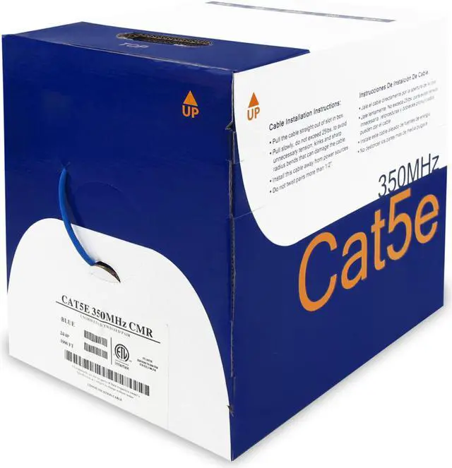 Alt view image 4 of 4 - CAT5 CABLE RISER 1000 FT WHITE