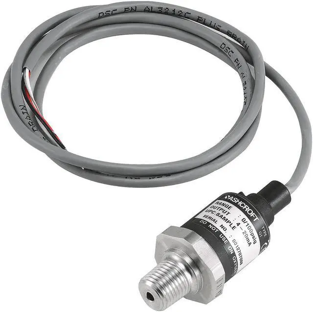 Alt view image 2 of 2 - ASHCROFT G17M0242F2100# Pressure Transducer,Range 0 to 100 psi,