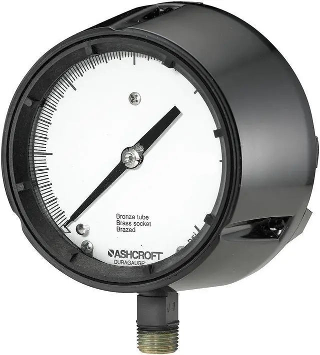 Alt view image 2 of 3 - ASHCROFT 451259SD04L300# Process Pressure Gauge, 0 to 300 psi, 4 1/2 in Dial,