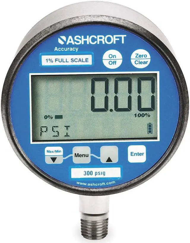 Alt view image 3 of 3 - ASHCROFT 302074SD02L600BL Gauge,Pressure,Digital
