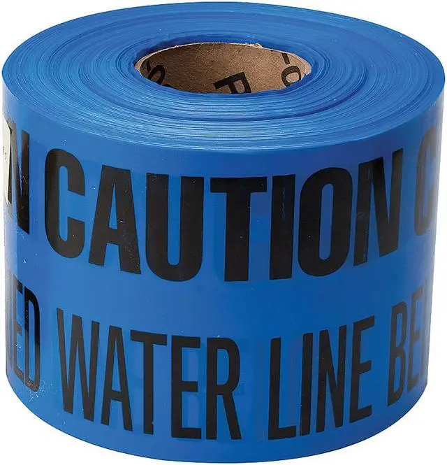 Alt view image 2 of 3 - BRADY 91298 Underground Tape,Blue/Black,1000ft x 6In