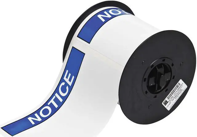 Alt view image 4 of 4 - BRADY B30-25-595-ANSINO Label, Blue/White, Labels/Roll: 175