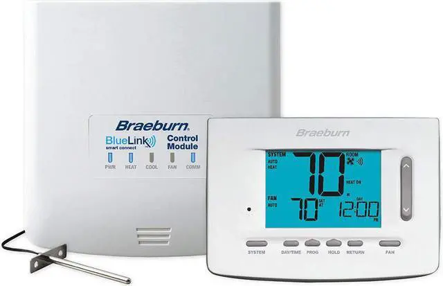 Alt view image 4 of 8 - Universal Programmable Wireless Thermostat Kit - for Systems up to 3 Heat/ 2 Cool