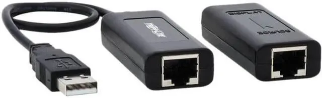 Alt view image 7 of 20 - Tripp Lite USB Over Cat5/Cat6 Extender Kit 1-Port with PoC USB 2.0 164 ft. (B203