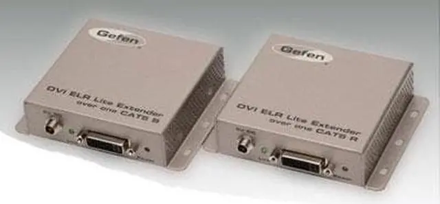 Alt view image 5 of 16 - Gefen EXT-DVI-1CAT5-SR DVI ELR Lite Extender over one CAT-5