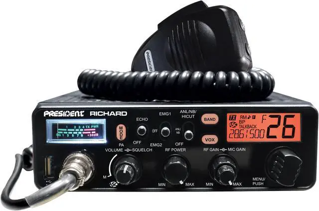 Alt view image 4 of 4 - President Electronics 10 Meter RF-Power S-Meter Radio RICHARD