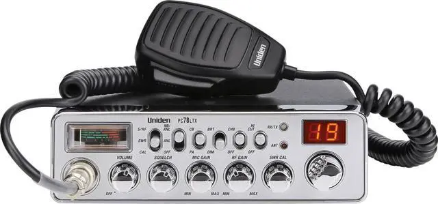 Alt view image 5 of 9 - Uniden PC78LTX 40-Channel CB Radio (With SWR Meter)