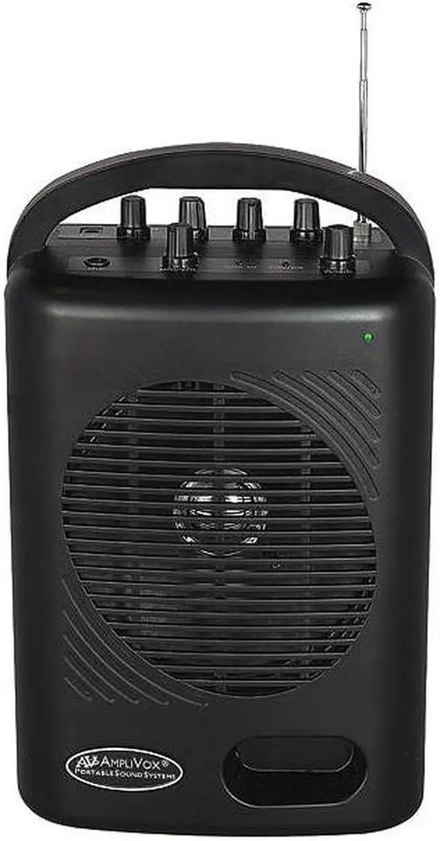 Alt view image 3 of 5 - AmpliVox - SWB245 - AmpliVox SWB245 Power Pod PA Media Package - 50 W Amplifier - Wireless Microphone - AC Adapter,
