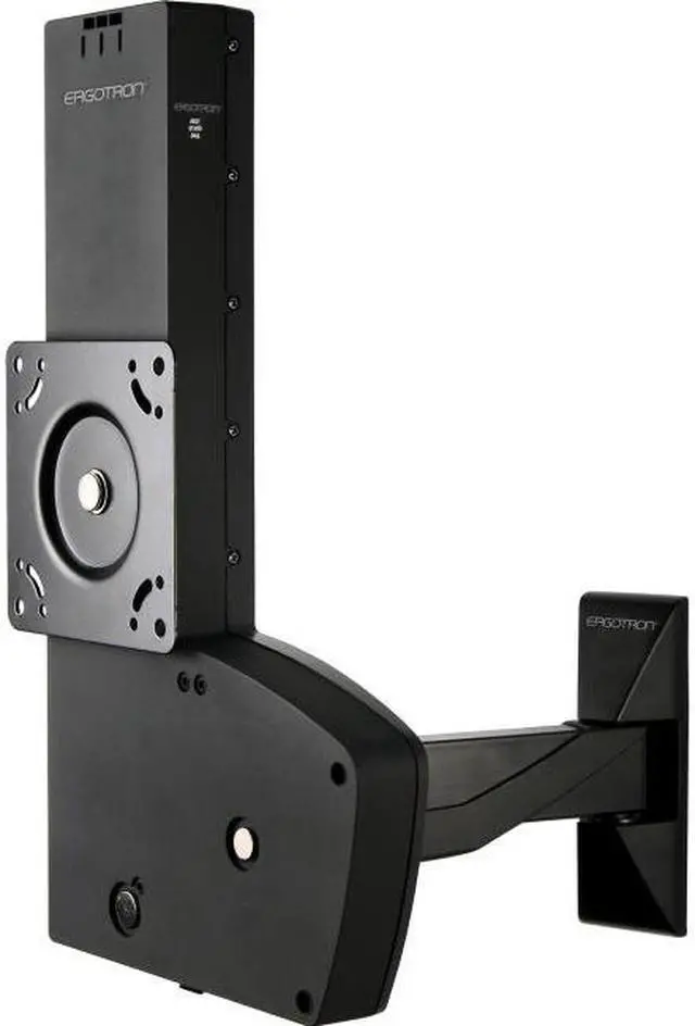 Alt view image 15 of 20 - Ergotron - 61-113-085 - Ergotron Wall Mount for Flat Panel Display - Black - 27 to 42 Screen Support
