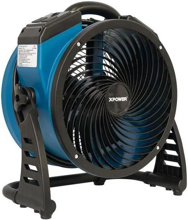 Alt view image 15 of 20 - XPower P-26AR .6-Amp 1,300-Cfm 4-Speed Industrial Axial Air Mover/Dryer